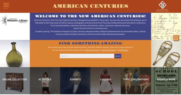 American Centuries homepage
